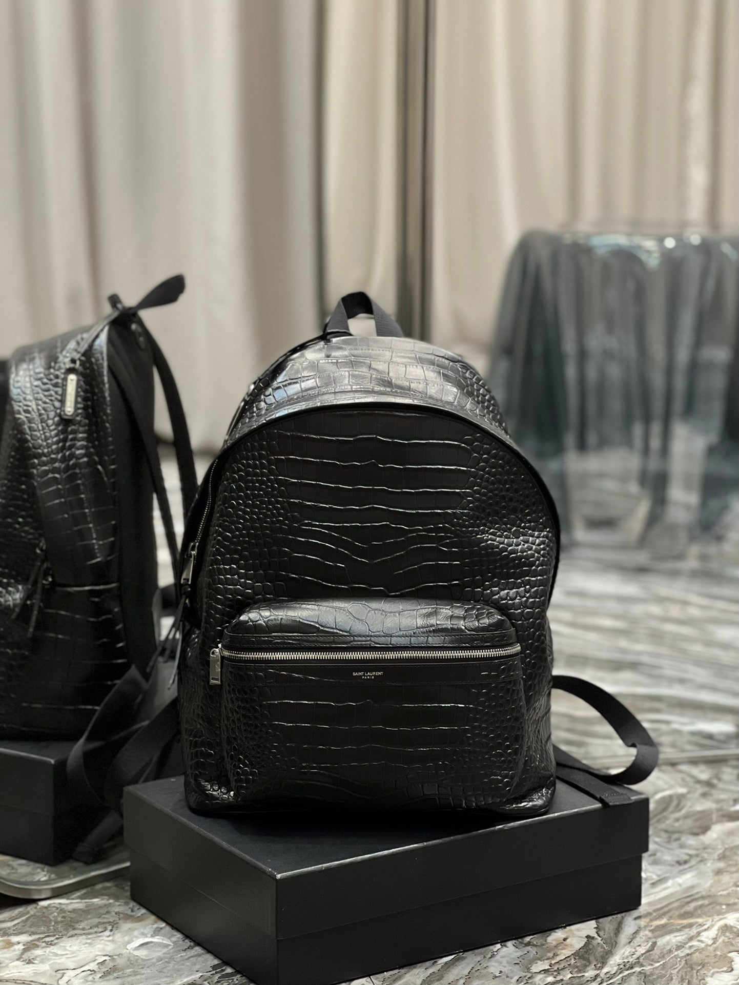 Yves Saint Laurent City Backpack Black