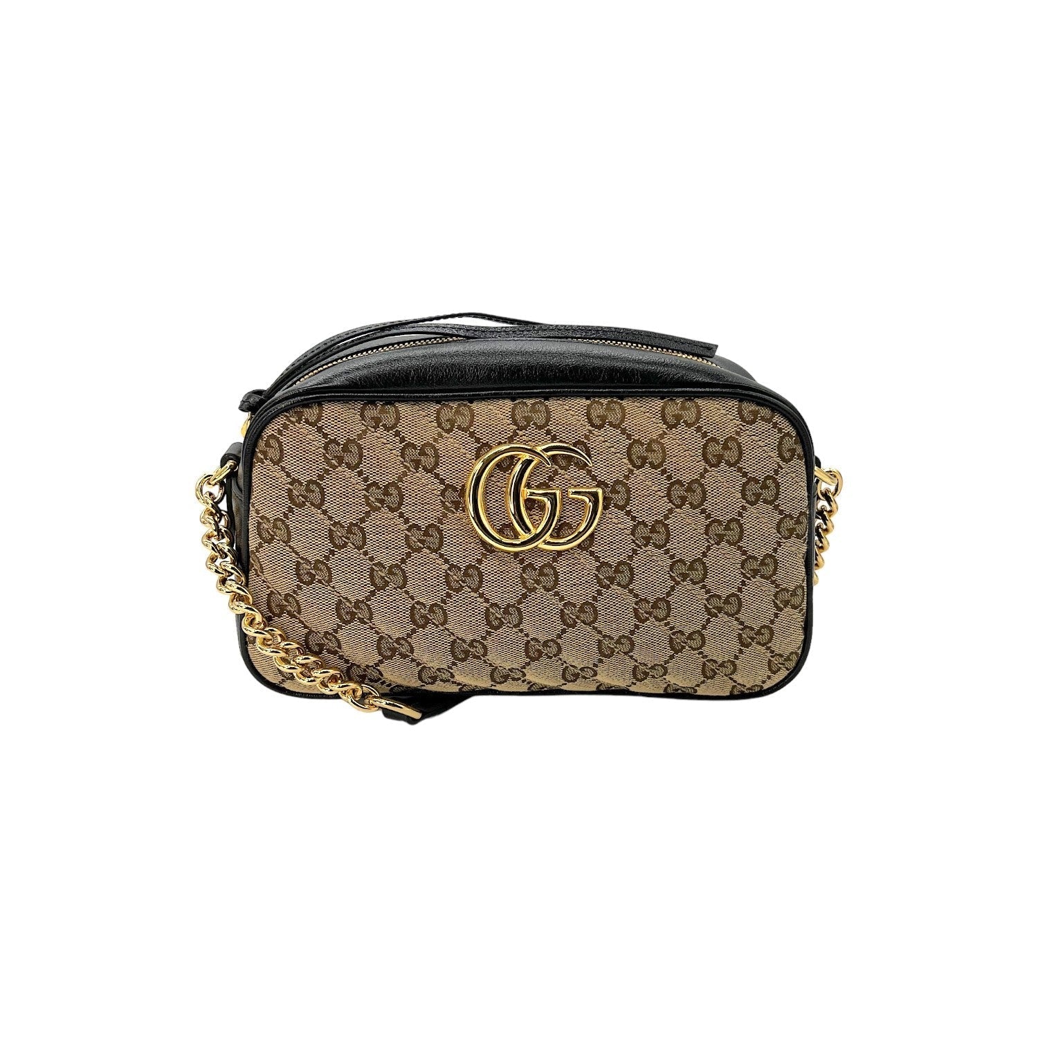 Gucci Monogram Leather Mini Crossbody