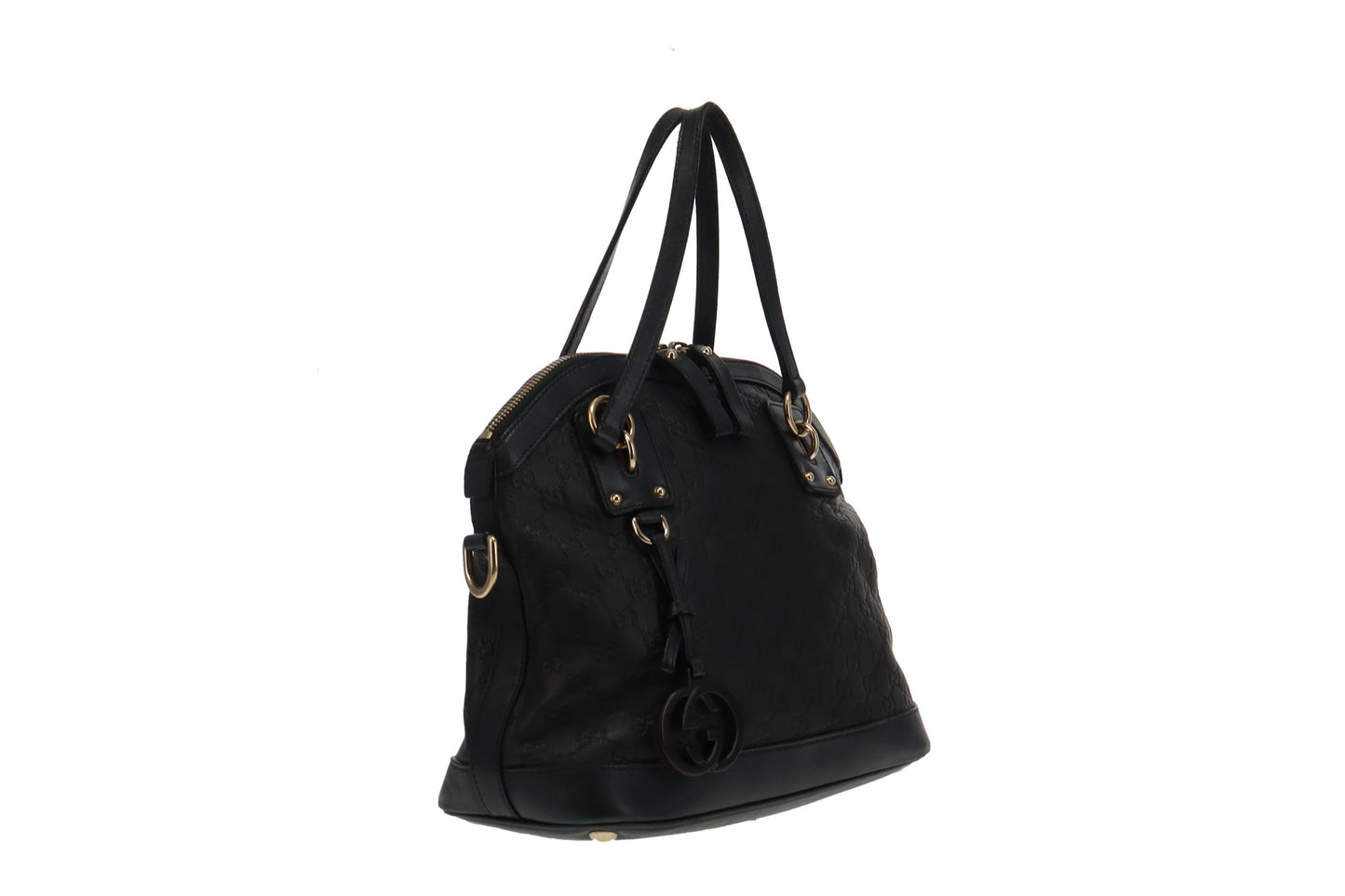 Gucci Monogram Leather Tote