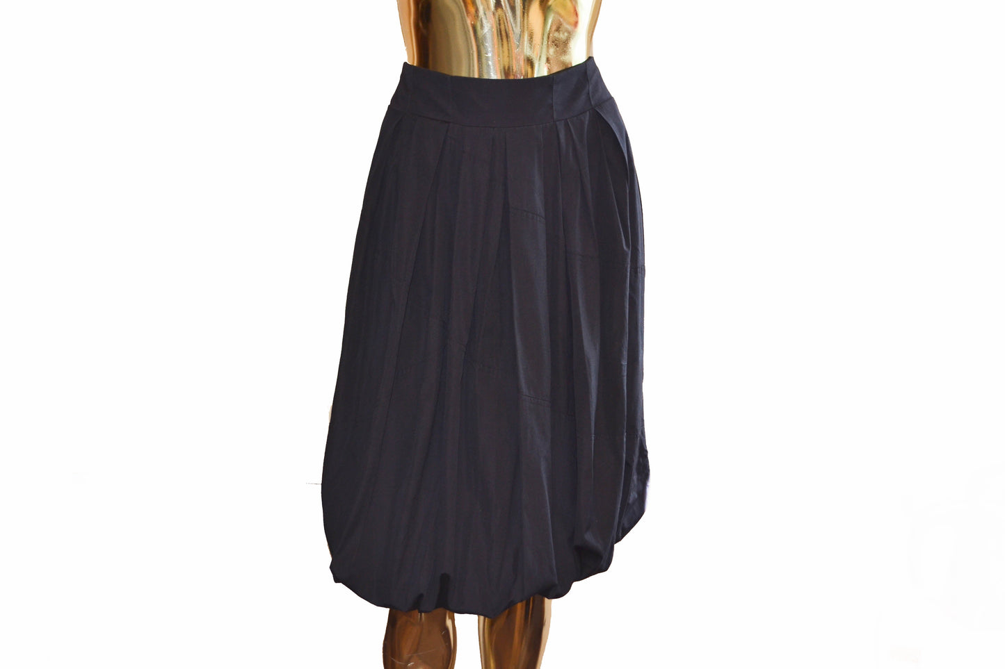 Louis Vuitton Navy Balloon Skirt Size 34
