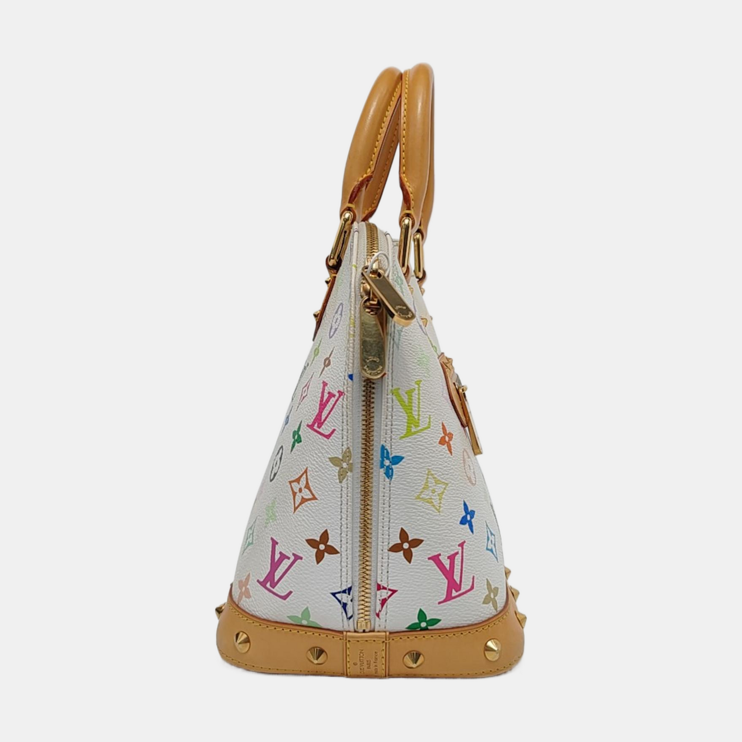 Louis Vuitton x Takashi Murakami Alma Small White Multicolor