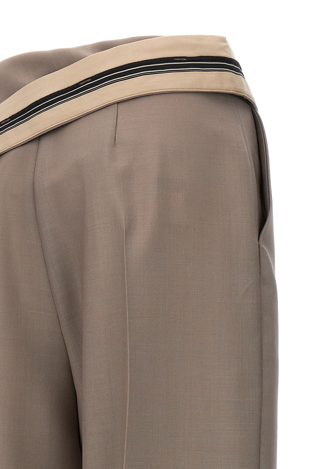 Fendi Women Carrot Fit Pants