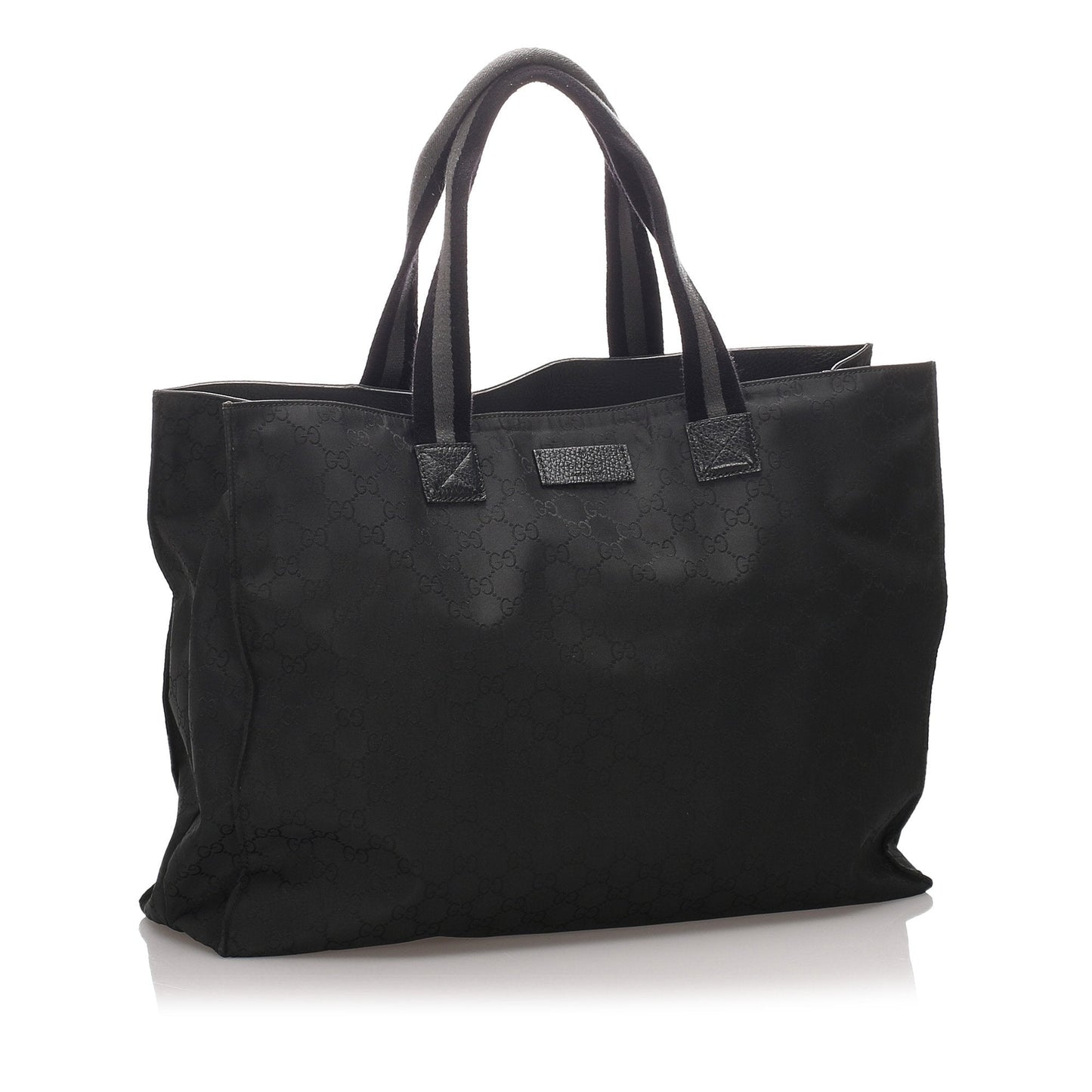 Gucci Black Canvas Tote Style 4