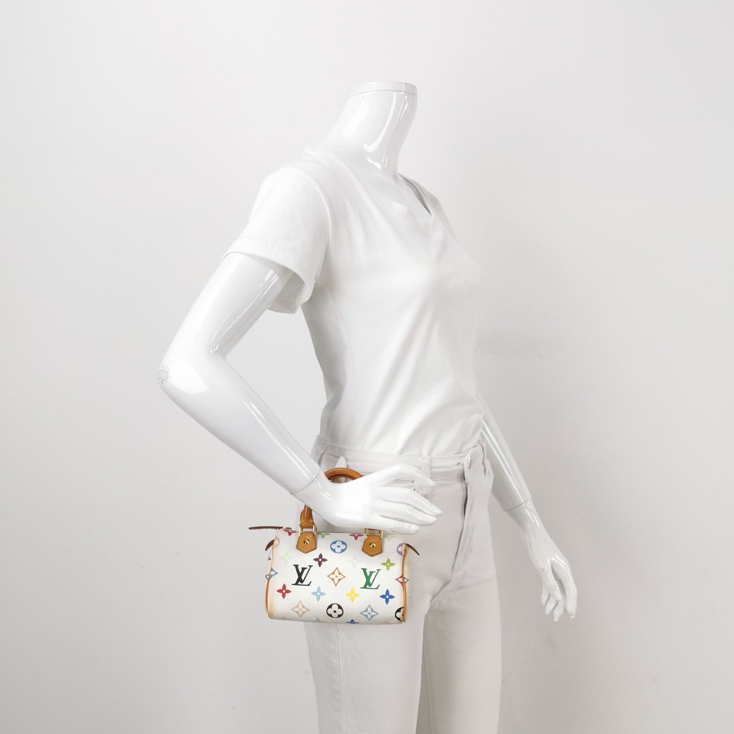 Louis Vuitton x Takashi Murakami Speedy Nano Boston Top Handle Bag