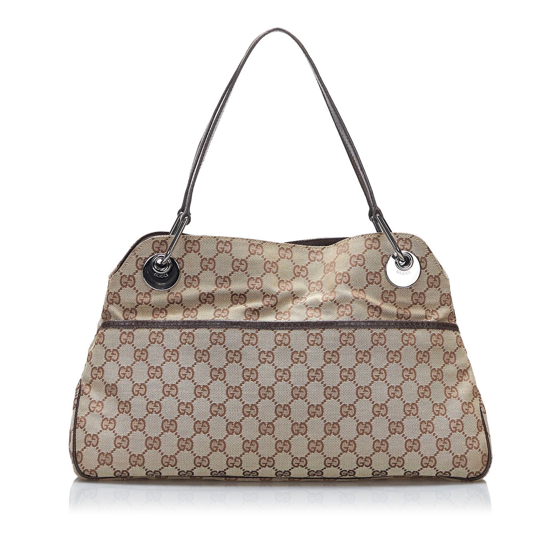 Gucci Leather Canvas Tote Style 43