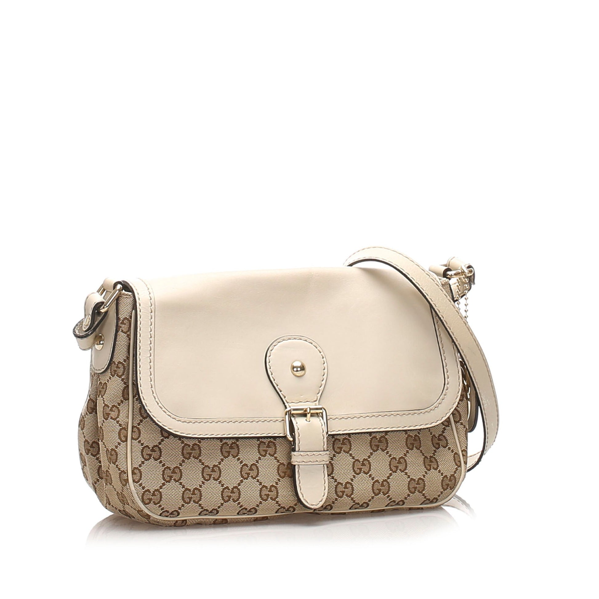 Gucci Leather Canvas Crossbody