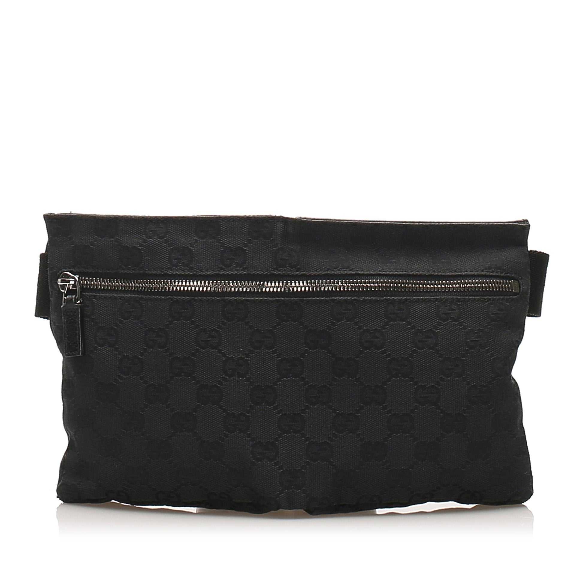 Gucci Leather Canvas Shoulder Bag