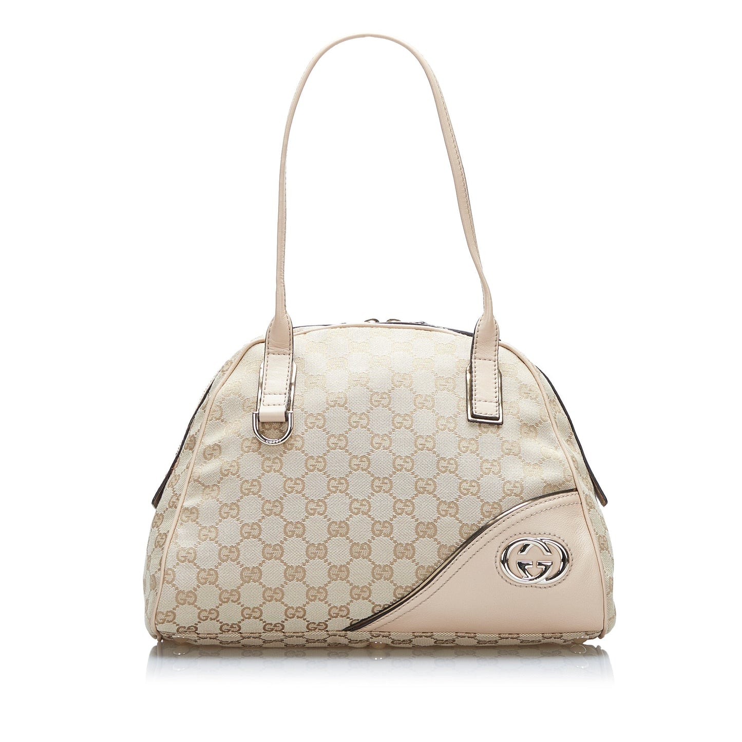 Gucci Leather Canvas Handbag Style 7