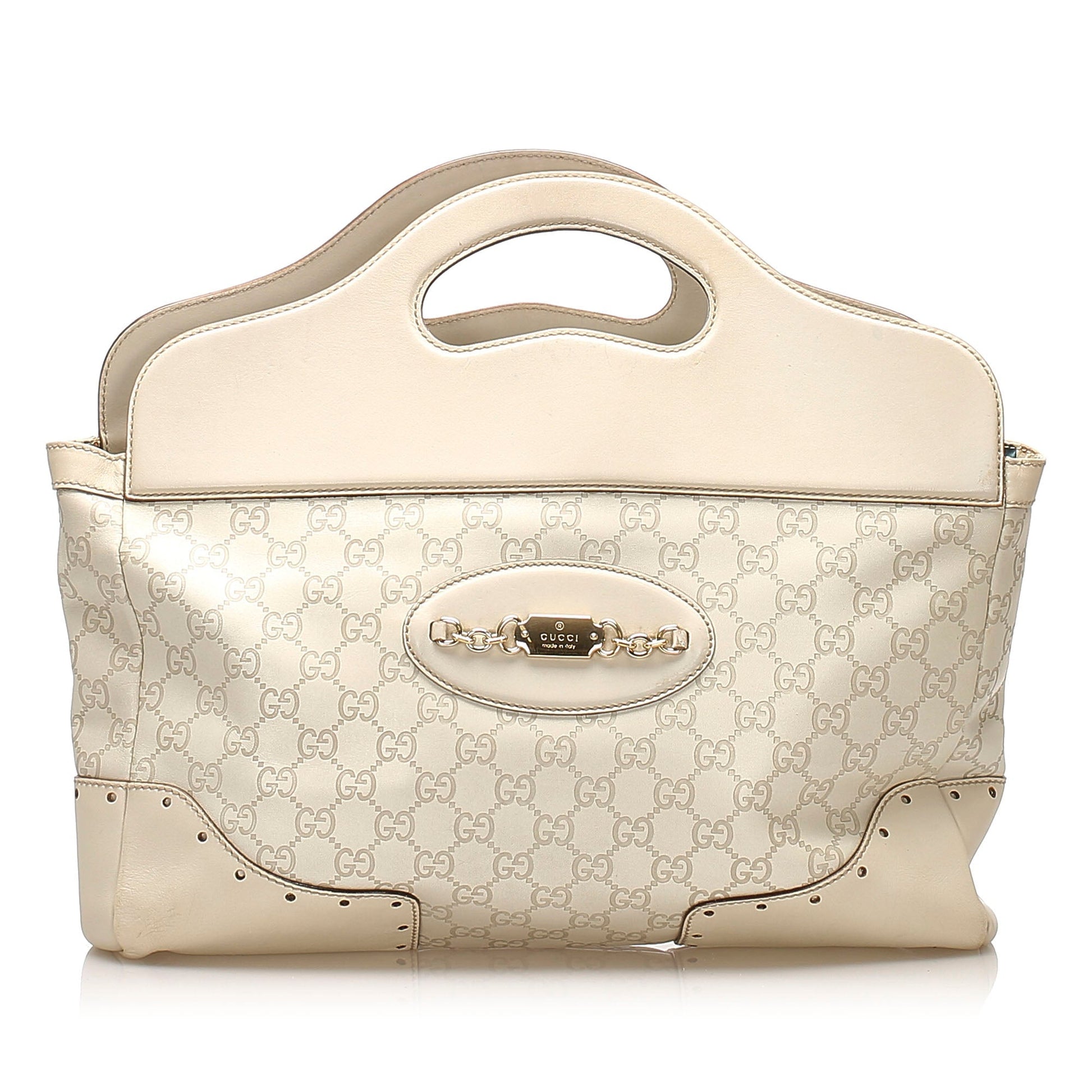 Gucci Leather Top Handle Shoulder Bag