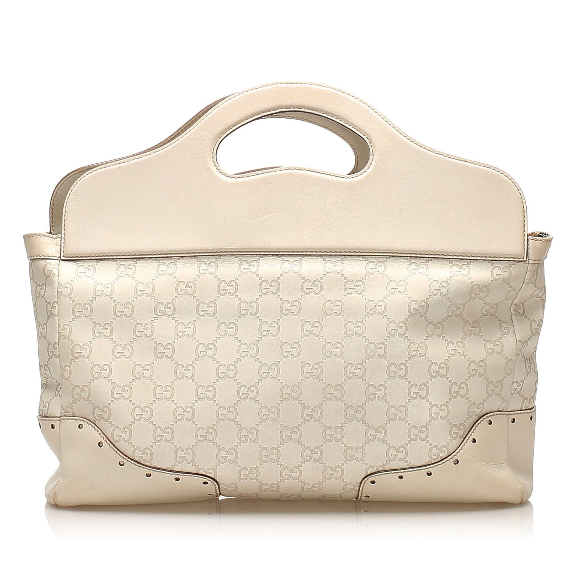 Gucci Leather Top Handle Shoulder Bag