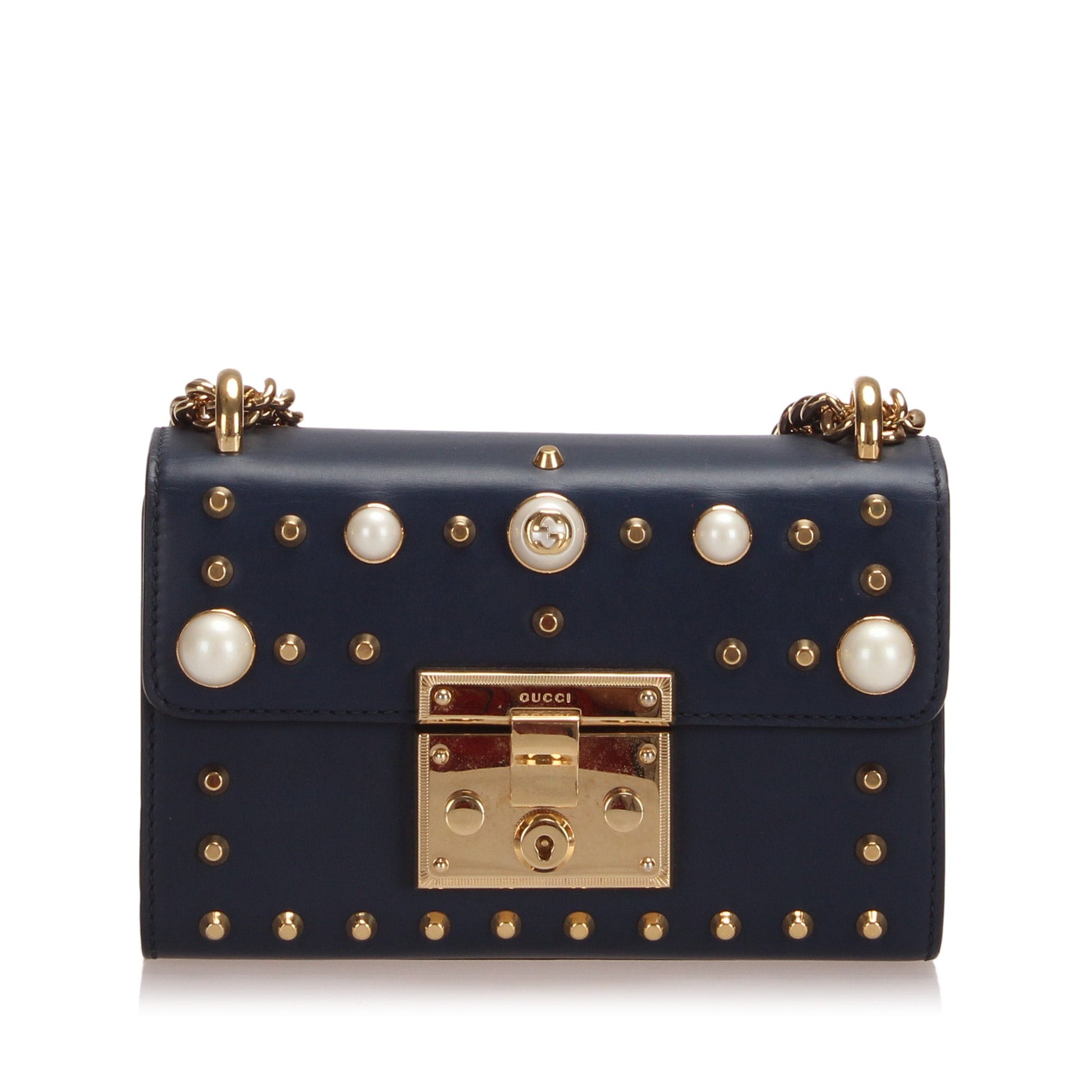 Gucci Chain Leather Crossbody