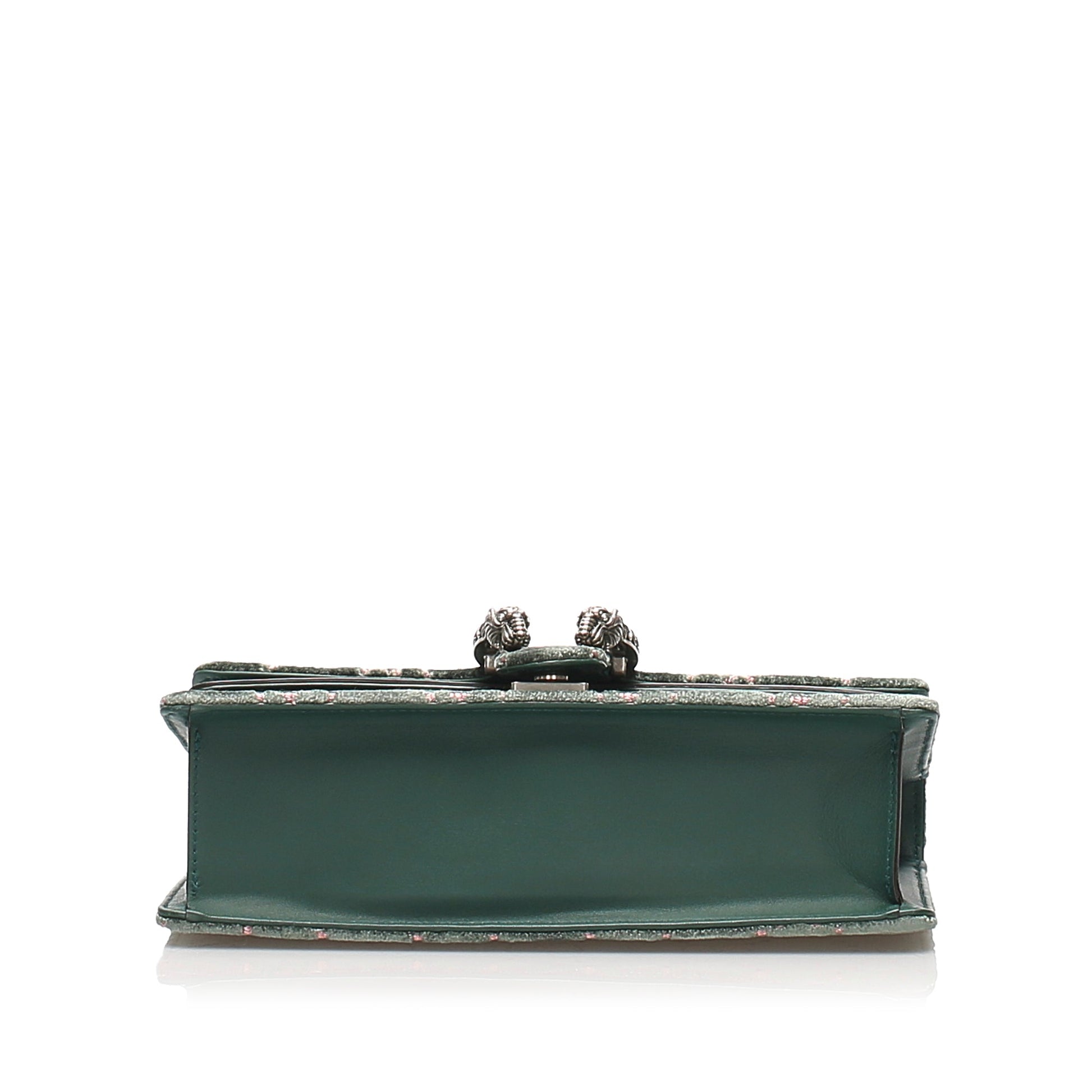 Gucci Monogram Chain Leather Shoulder Bag