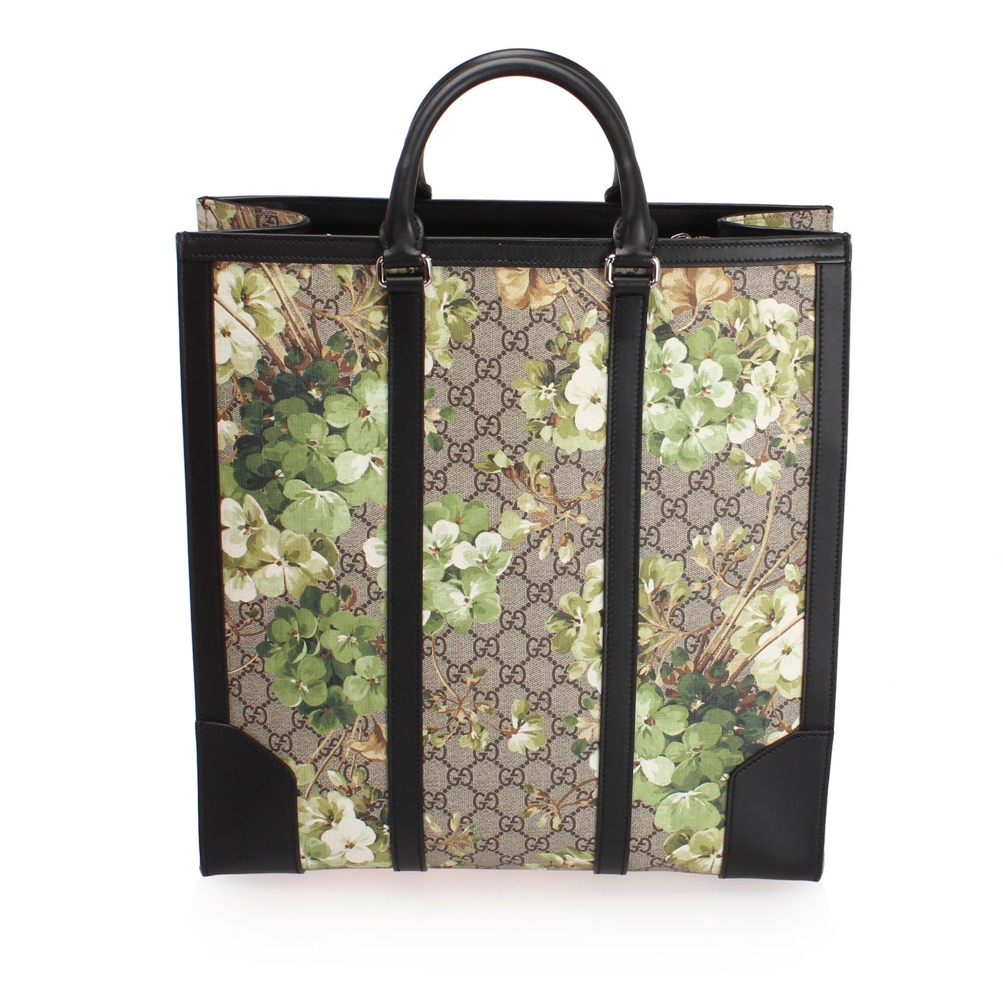 Gucci Leather Canvas Tote