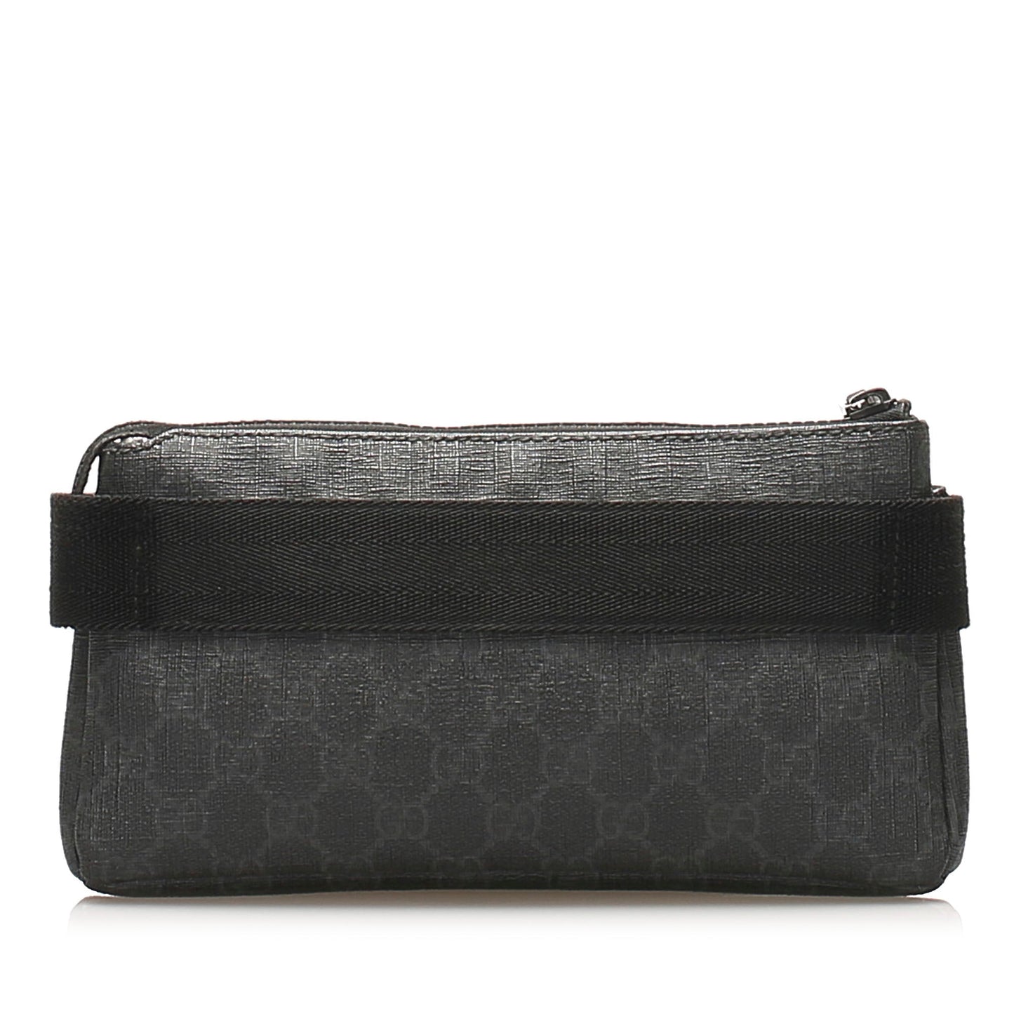 Gucci Leather Canvas Shoulder Bag
