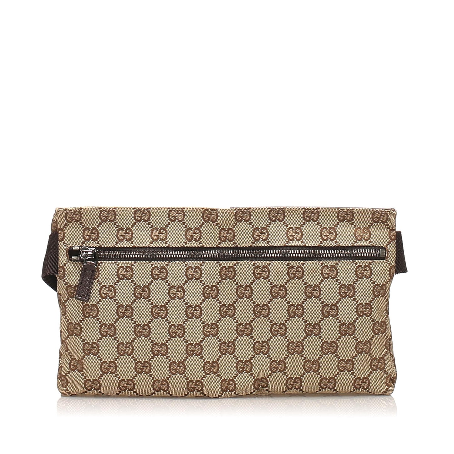 Gucci Leather Canvas Shoulder Bag