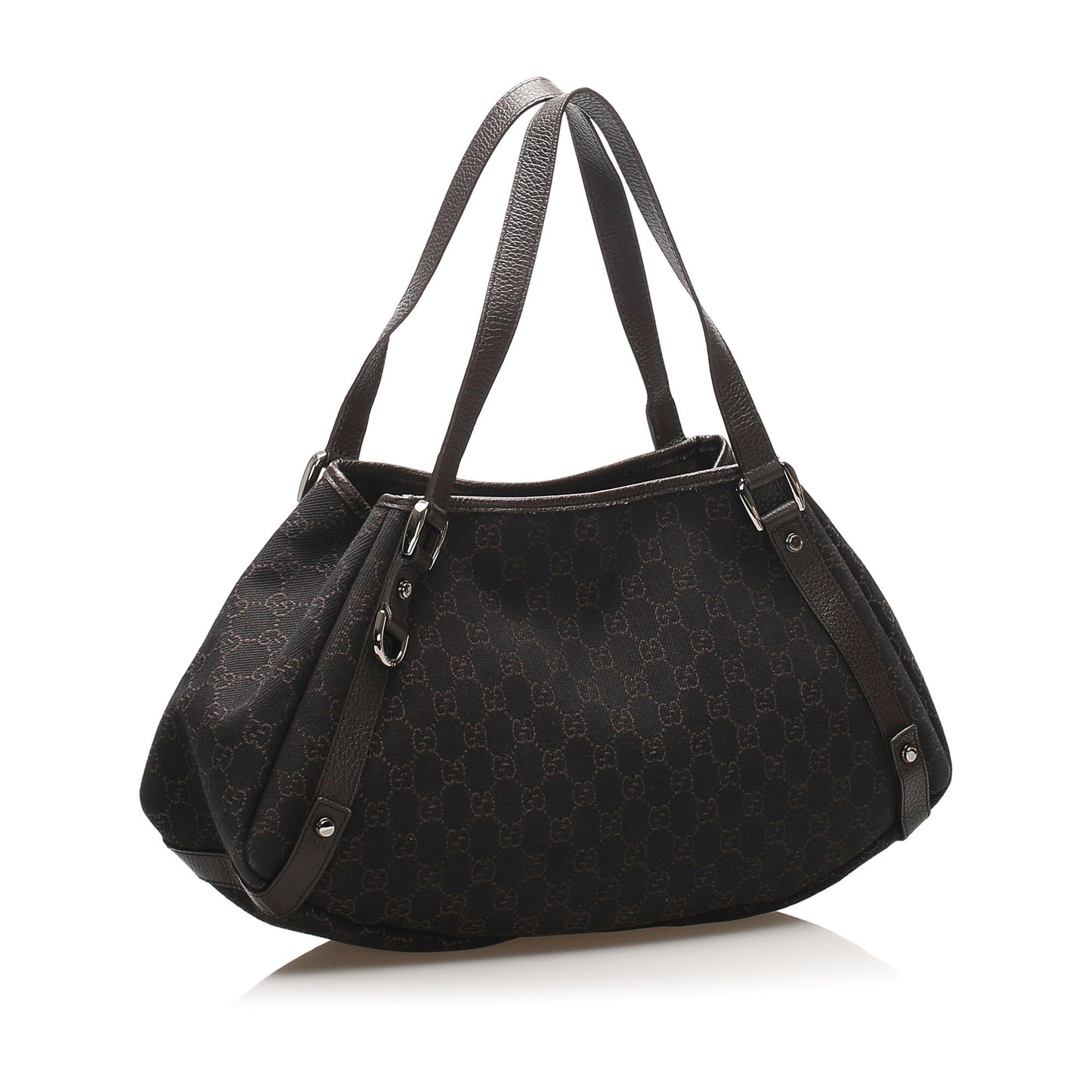 Gucci Leather Canvas Tote
