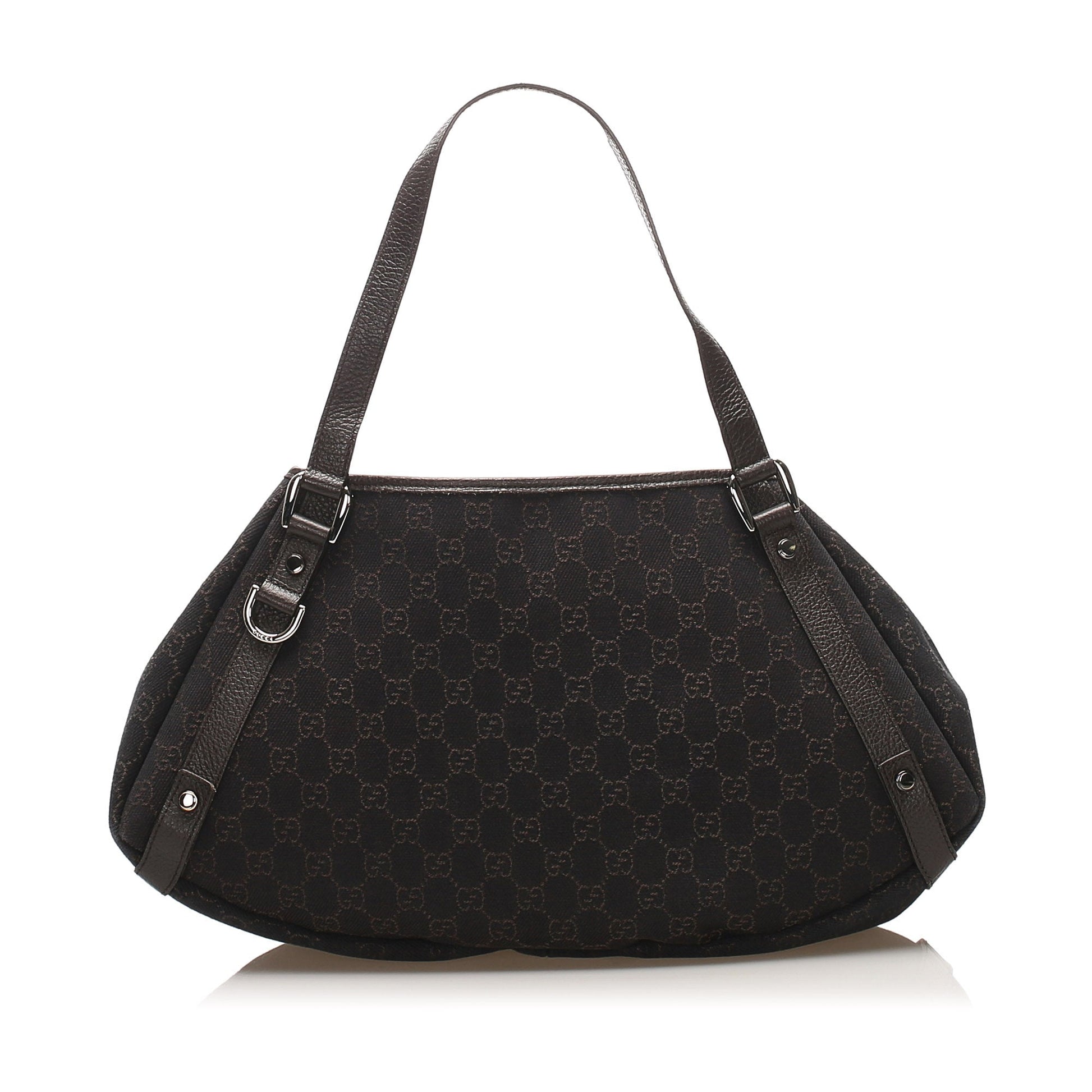 Gucci Leather Canvas Tote