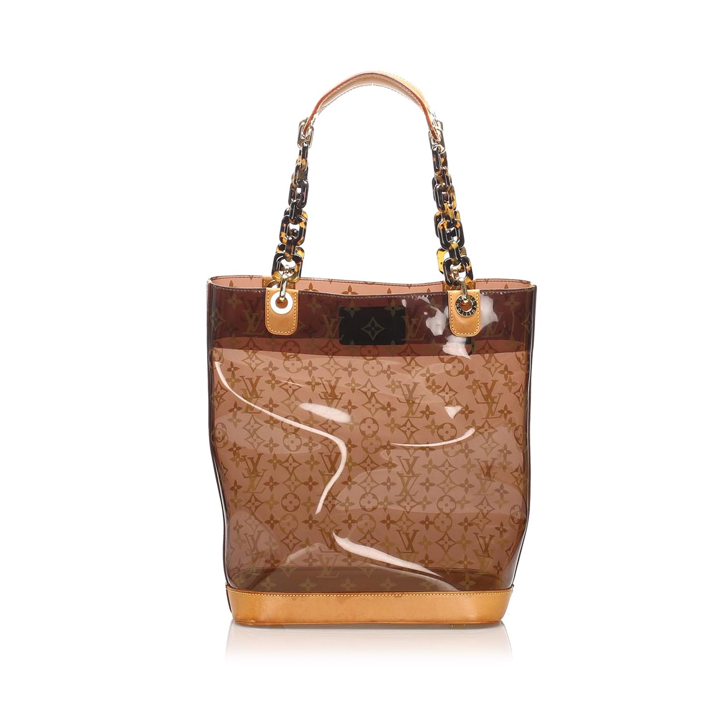 Louis-Vuitton Louis Vuitton Monogram Cabas Sac Ambre MM Brown