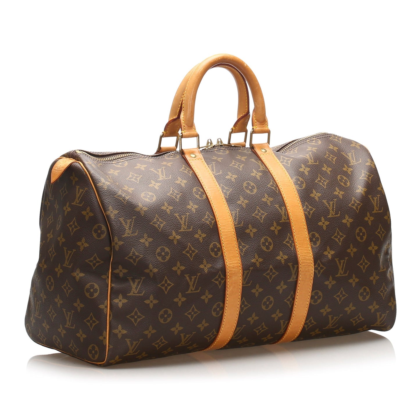 Louis-Vuitton Louis Vuitton Monogram Keepall 45 Brown