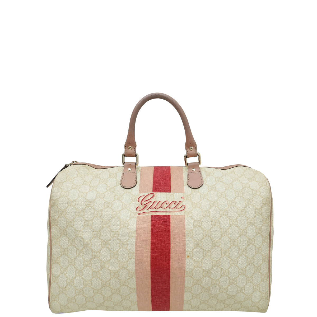 Gucci Leather Canvas Shoulder Bag