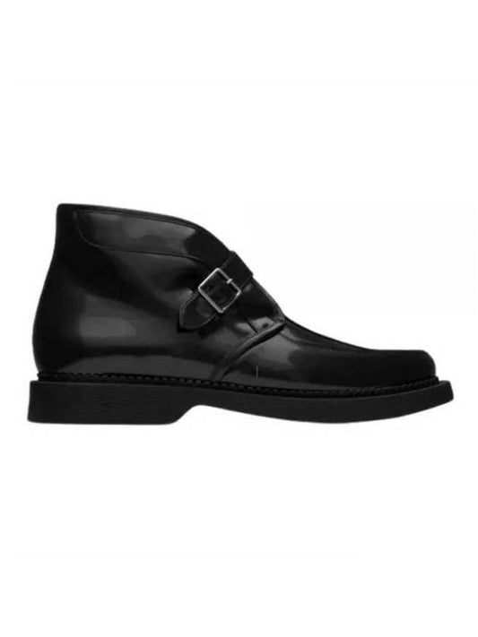 Luxury Saint Laurent Trending 2026 Teddy Monkstrap Black
