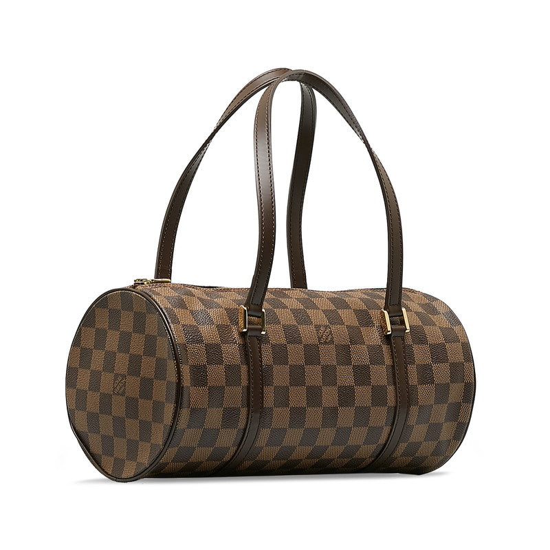 Louis Vuitton Damier Papillon 30 Handbag Brown PVC Leather Ladies