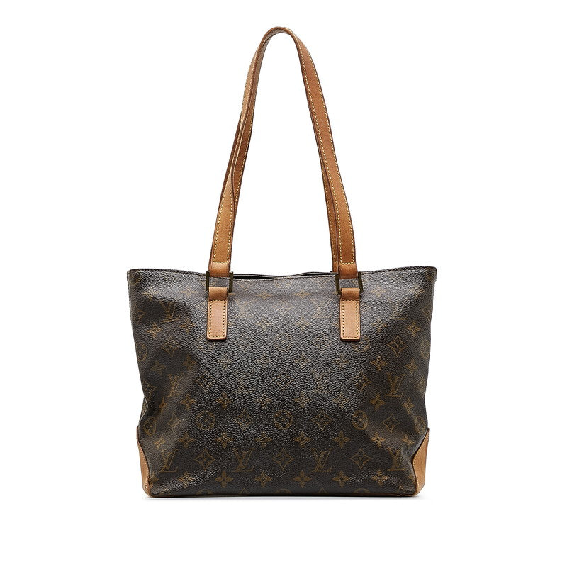 Louis Vuitton Monogram Cabaret Shoulder Bag Brown PVC Leather Louis Vuitton