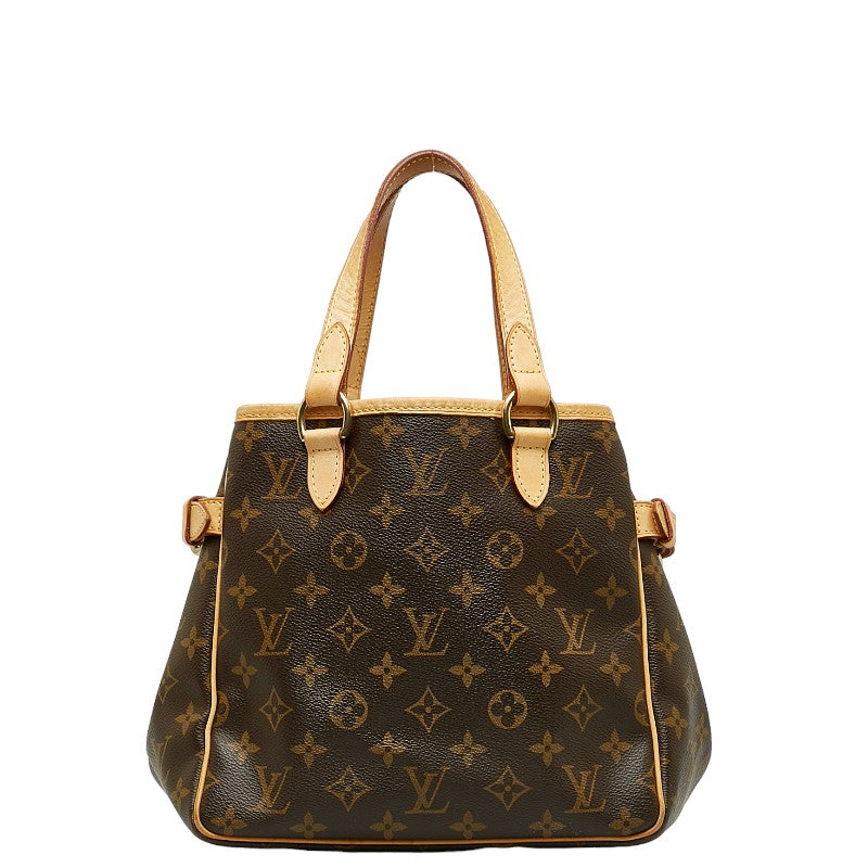 Louis Vuitton Monogram Batignol Handbag Brown PVC Leather Louis Vuitton