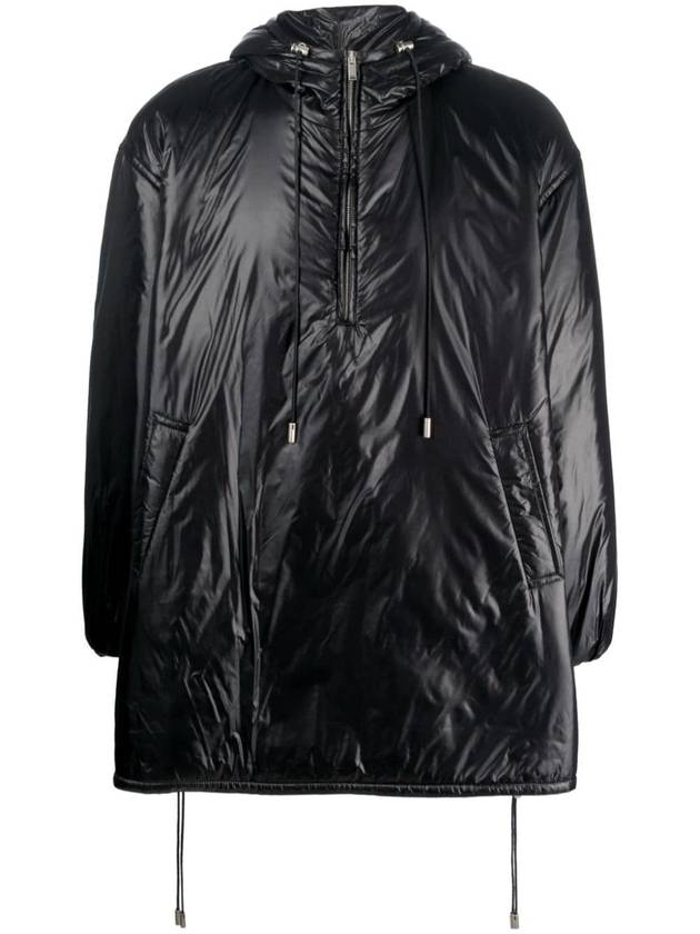 Luxury Saint Laurent Trending 2026 Cassandre Anorak Black
