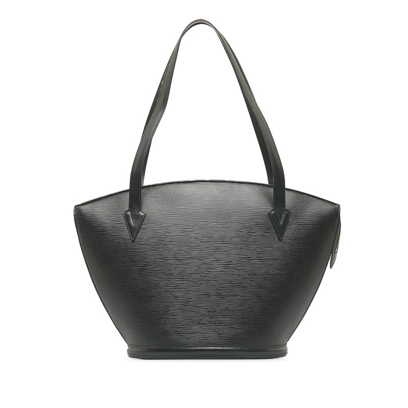 Louis Vuitton Epic Sanjack Shopping Handbag Noir Black Leather Lady Louis Vuitton