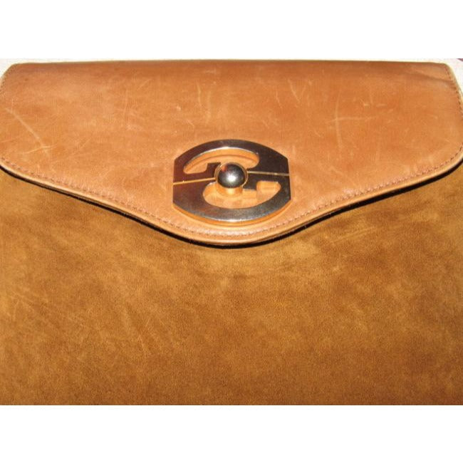 Gucci Envelope Leather Shoulder Bag