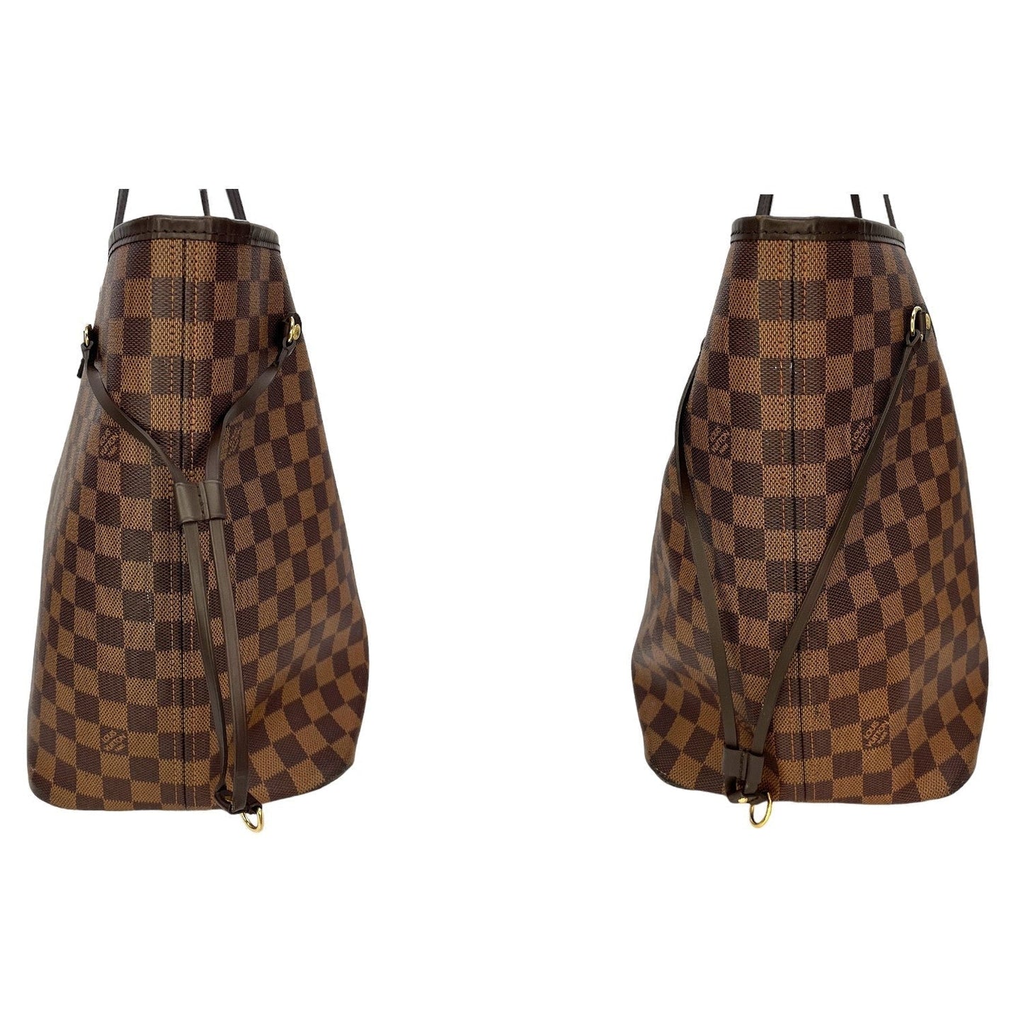 Louis Vuitton Damier Ebene Neverfull GM w/ Pouch Tote