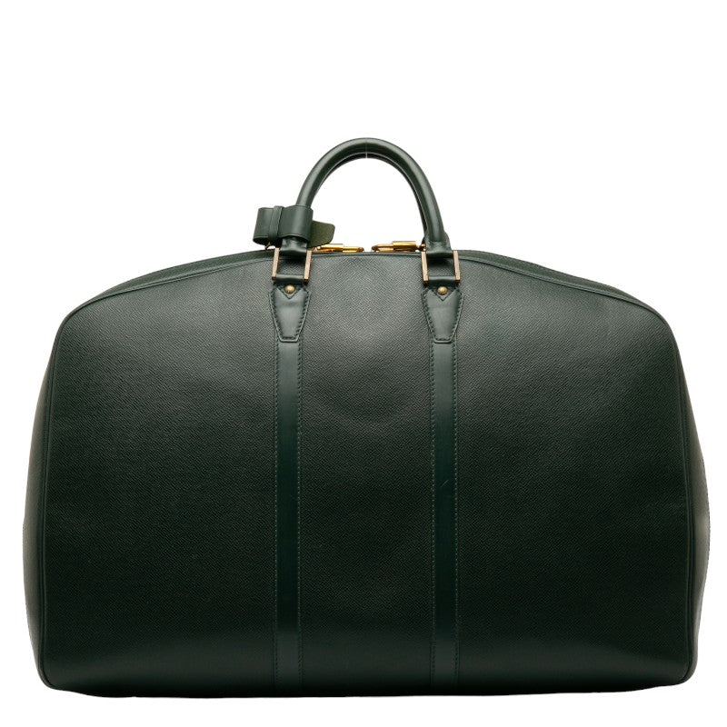 Louis Vuitton Taiga Boston Bag Travel Bag Leather Dark Green