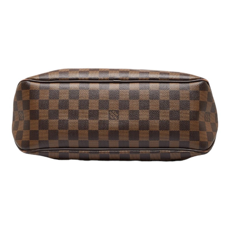 Louis Vuitton Damier Full-PM Shoulder Bag Brown PVC Leather Louis Vuitton