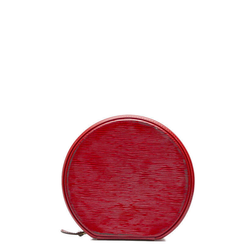 Louis Vuitton Epi Cannes Handbag Vanity Bag Castilian Red
