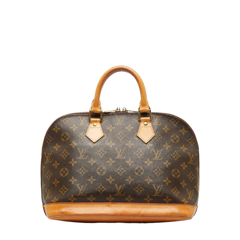 Louis Vuitton Monogram Alma PM Handbag Brown
