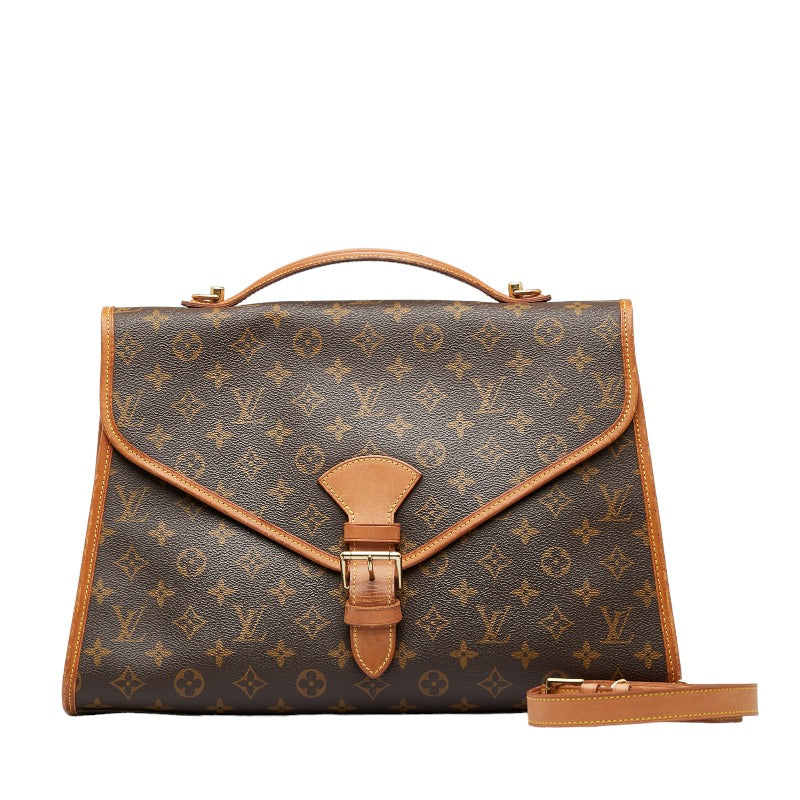 Louis Vuitton Monogram Beverly Handbag Business Bag 2WAY