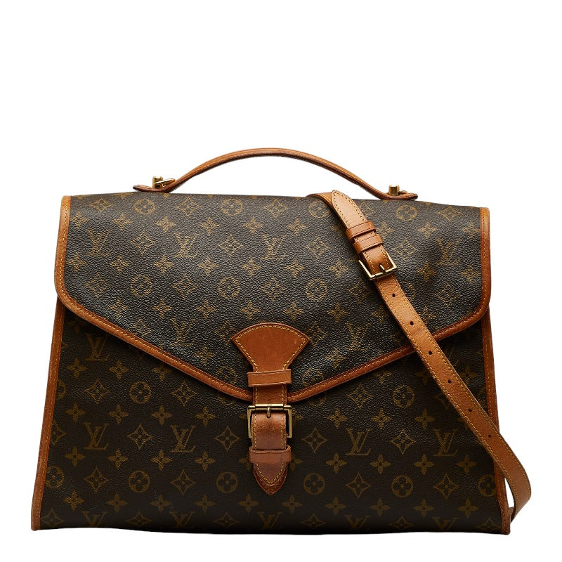 Louis Vuitton Monogram Beverly Handbag Shoulder Bag Brown