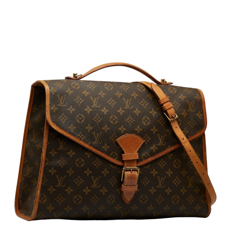 Louis Vuitton Monogram Beverly Handbag Shoulder Bag Brown