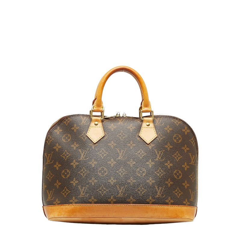Louis Vuitton Monogram Alma PM Handbag Brown