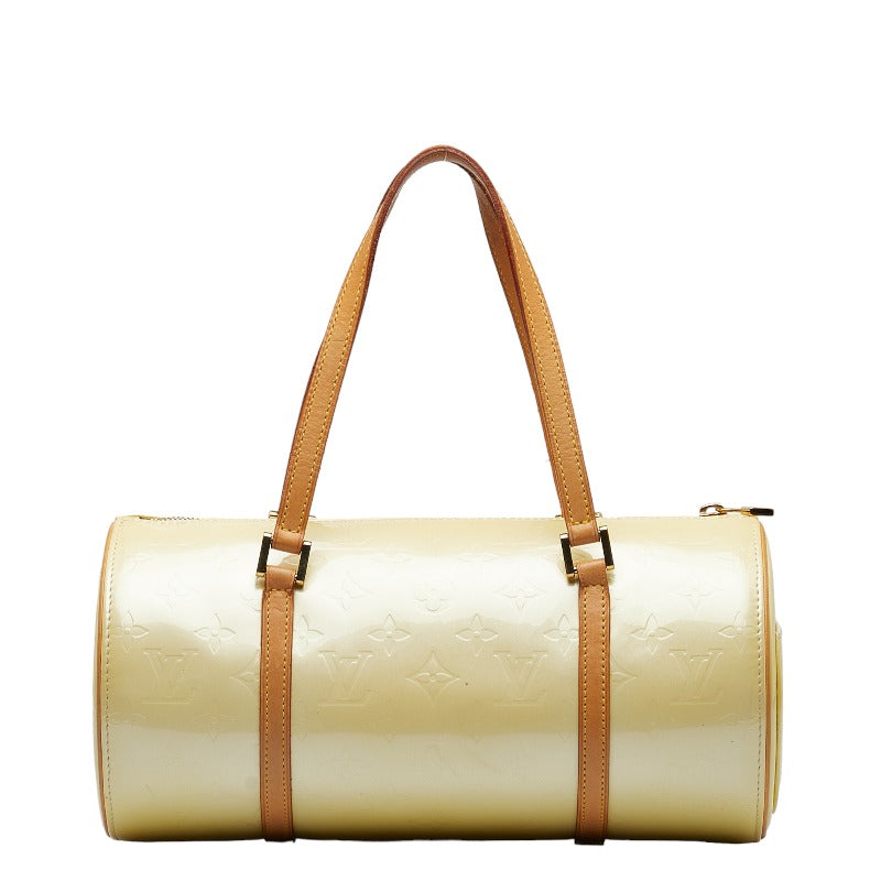 Louis Vuitton Monogram Verni Bedford Handbag Perle White