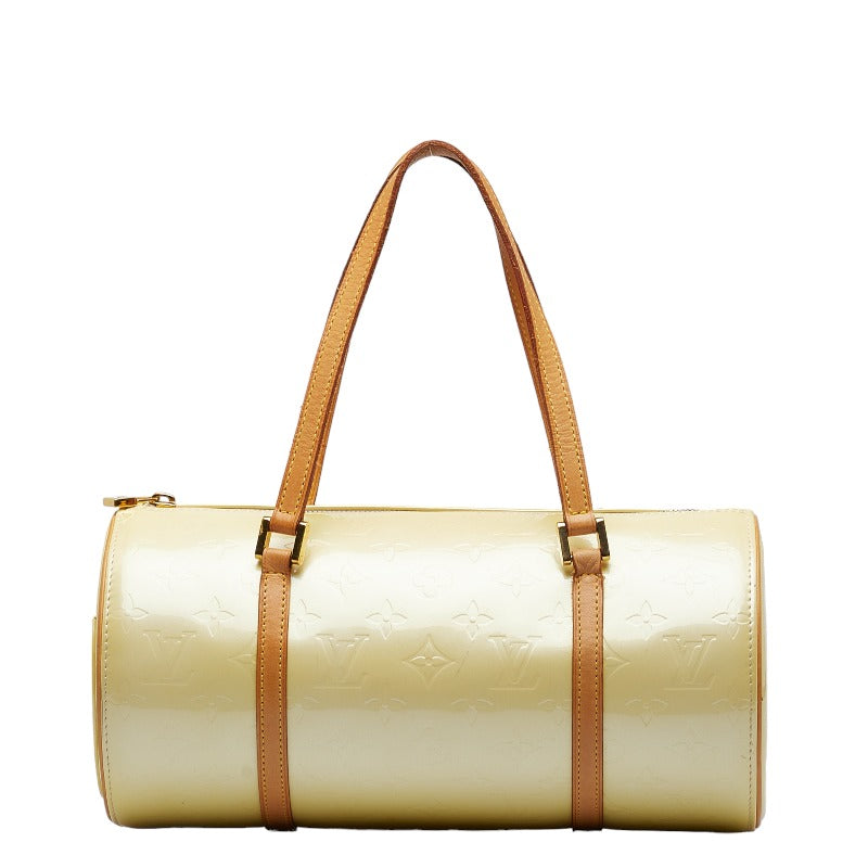 Louis Vuitton Monogram Verni Bedford Handbag Perle White