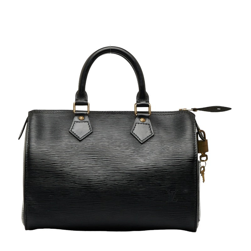 Louis Vuitton Epi Handbag Mini Boston Bag Noir
