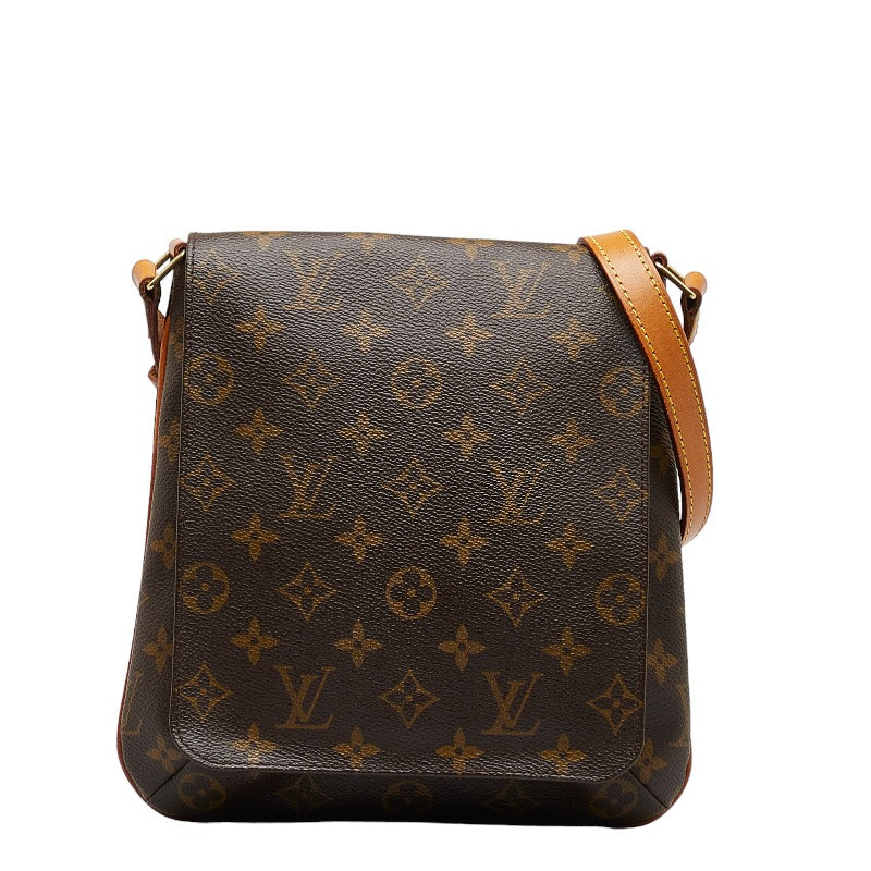 Louis Vuitton Monogram Salsa Short Shoulder Bag Brown PVC Leather Louis Vuitton