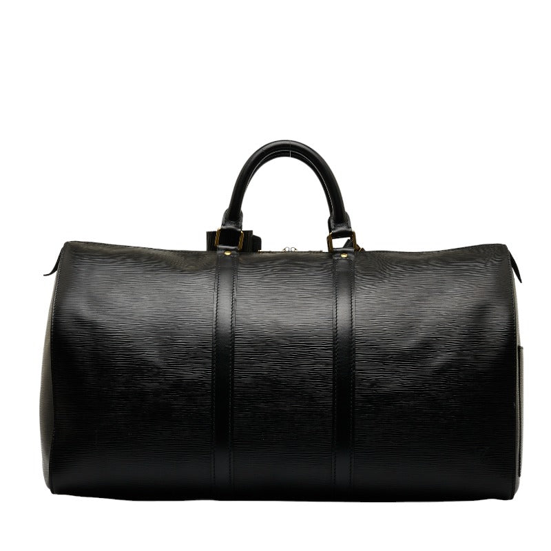 Louis Vuitton Epi Keepall 50 Boston Bag Travel Bag Noir