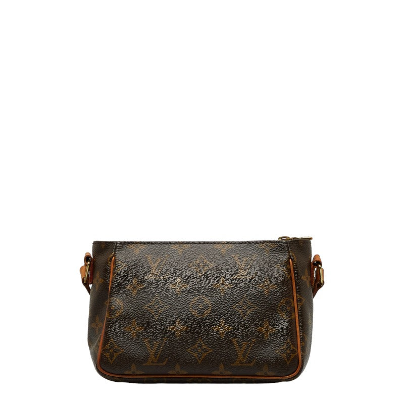 Louis Vuitton Monogram Vivacité PM Diagonal Shoulder Bag Brown