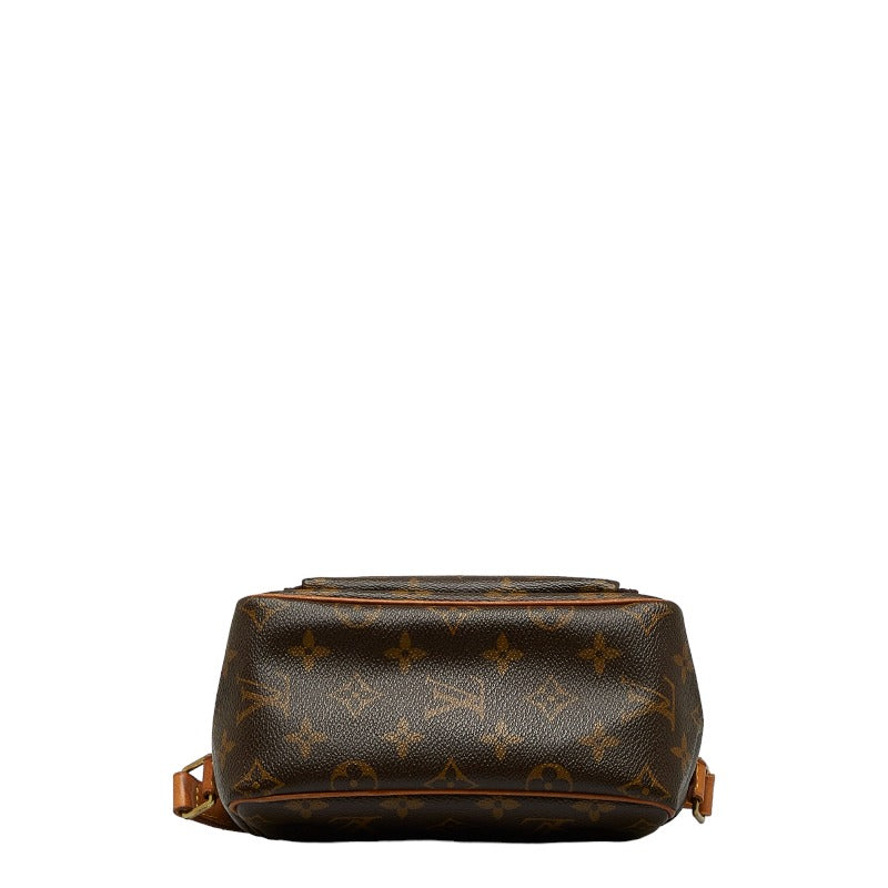 Louis Vuitton Monogram Vivacité PM Diagonal Shoulder Bag Brown