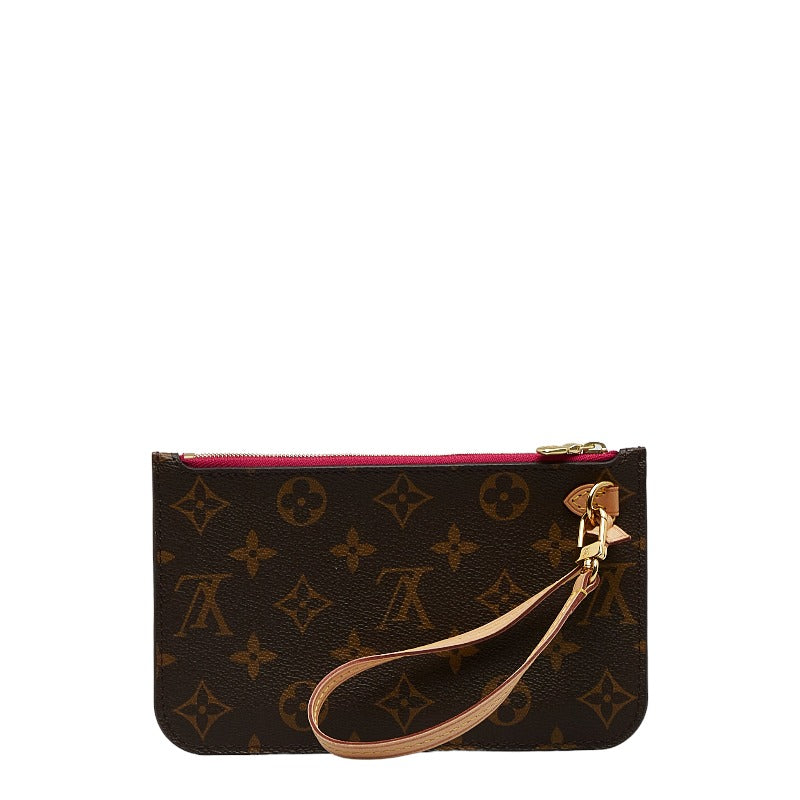 Louis Vuitton Monogram Neverfull PM Pouch Brown Tote