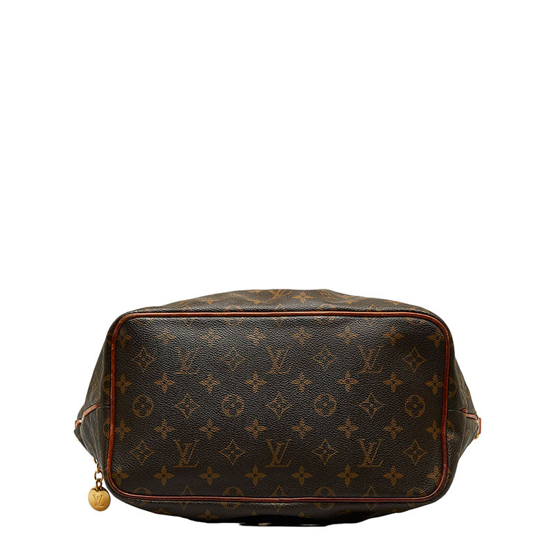 Louis Vuitton Monogram Palermo PM Handbag Brown