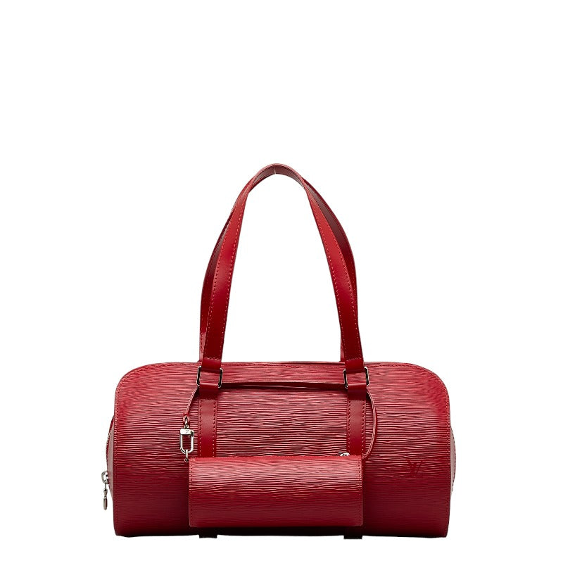 Louis Vuitton Epi Souffro Handbag Castilian Red